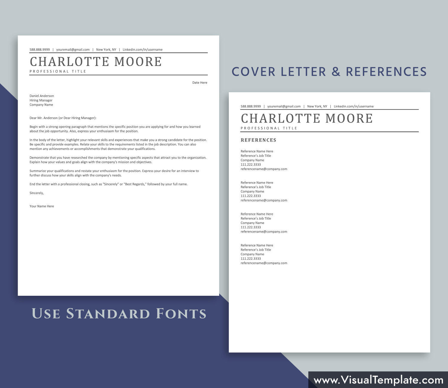 visualtemplate.com-ATS Resume Template