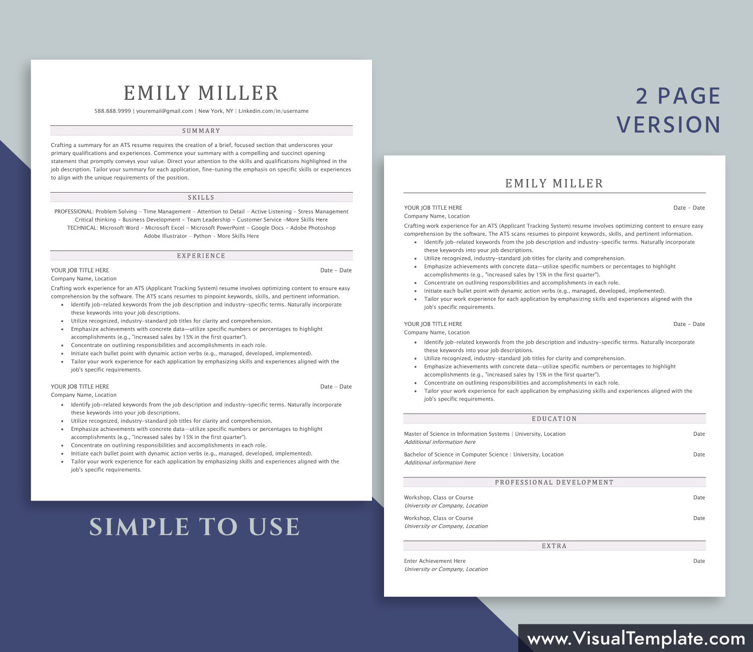 visualtemplate.com-ATS Resume Template