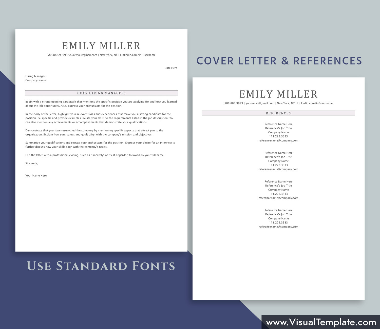visualtemplate.com-ATS Resume Template
