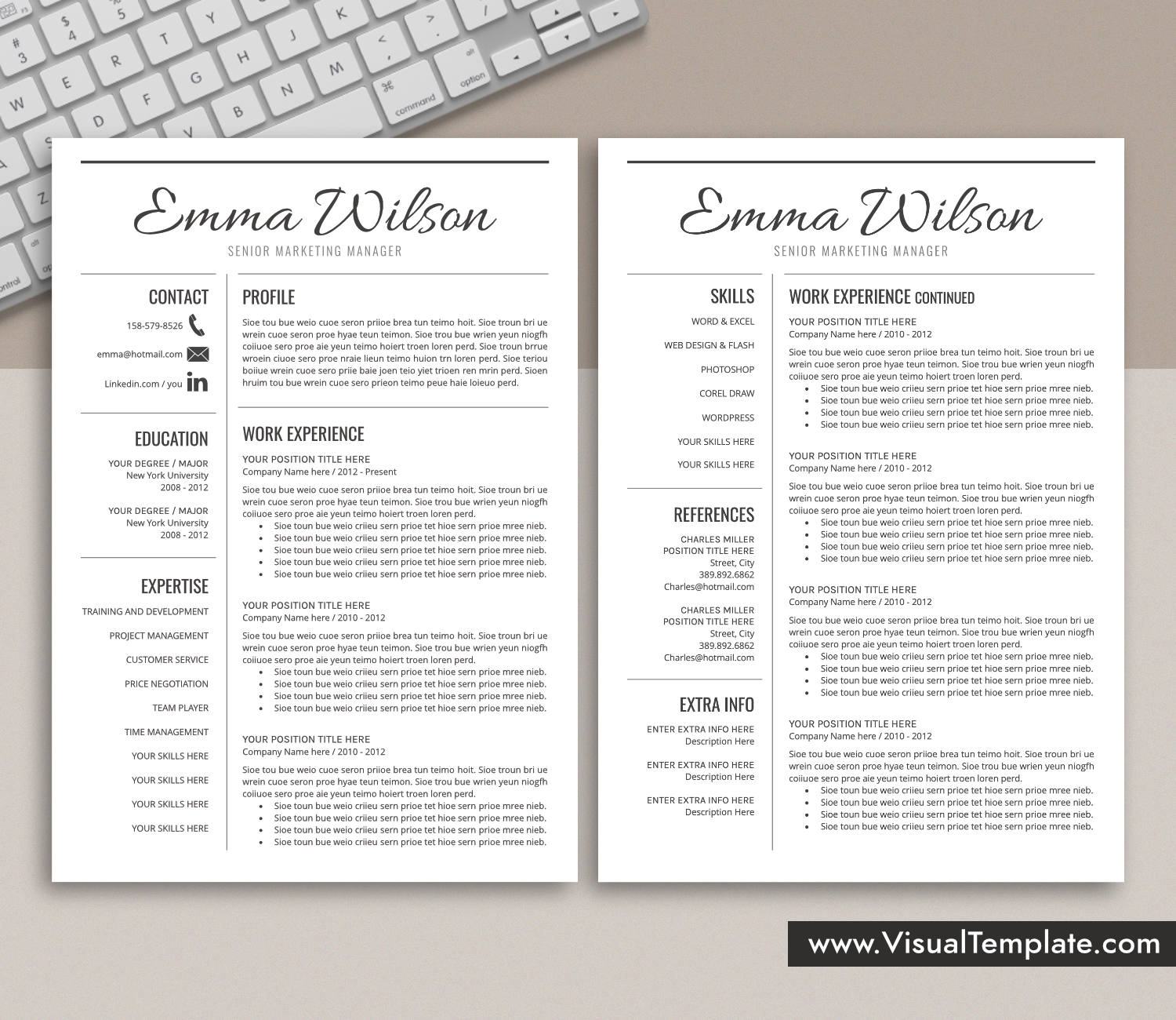 Resume Template for Microsoft Word