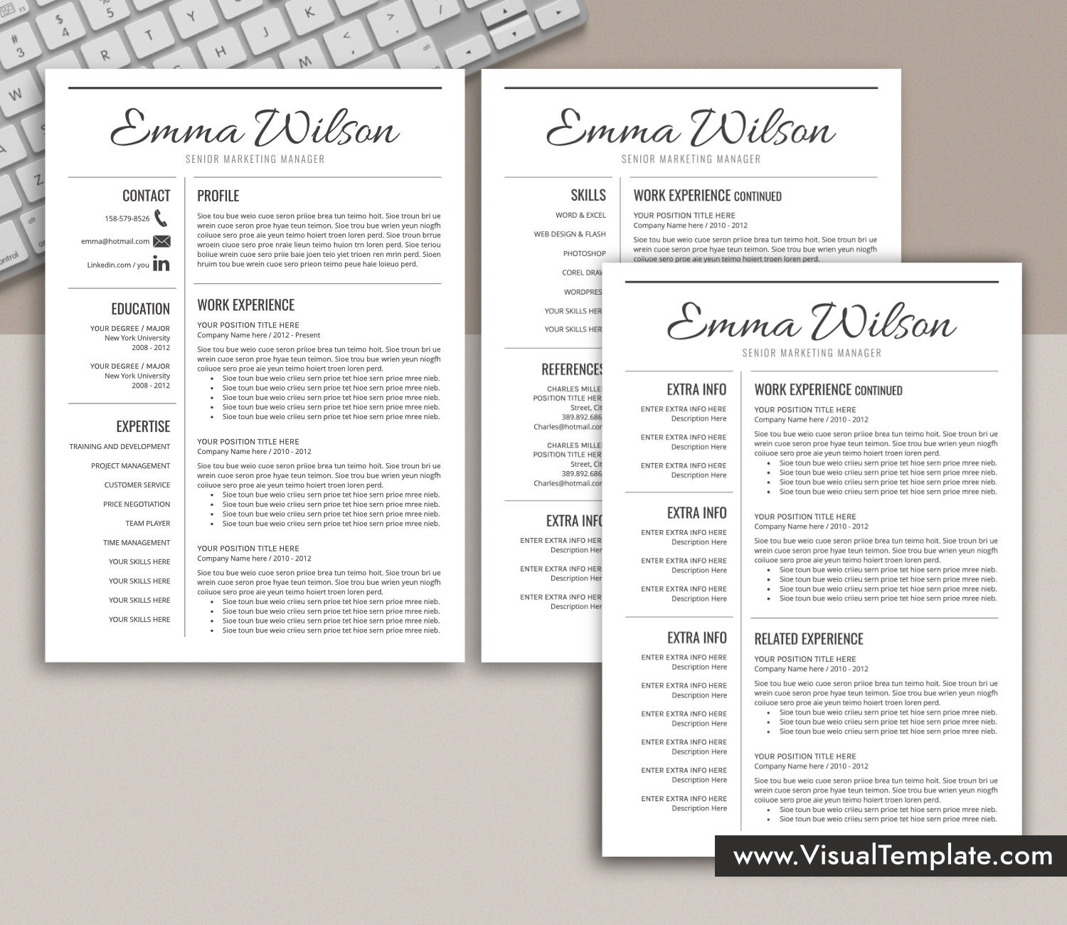 Resume Template for Microsoft Word