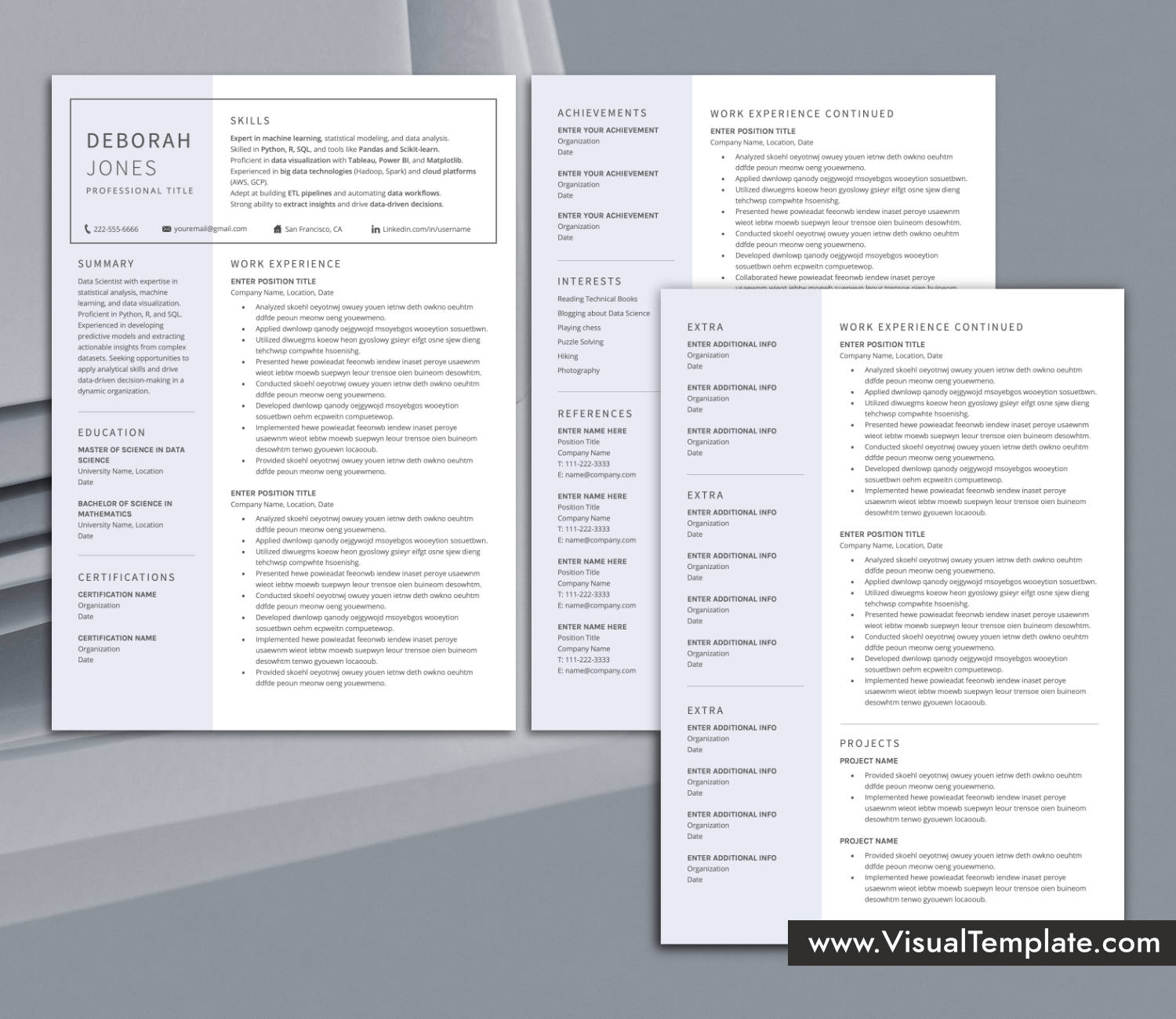 Skills-First Resume Template for Microsoft Word