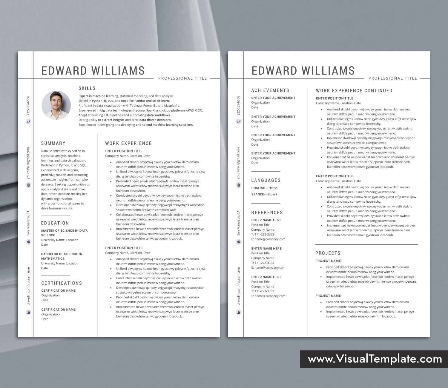 Skills-First Resume Template for Microsoft Word