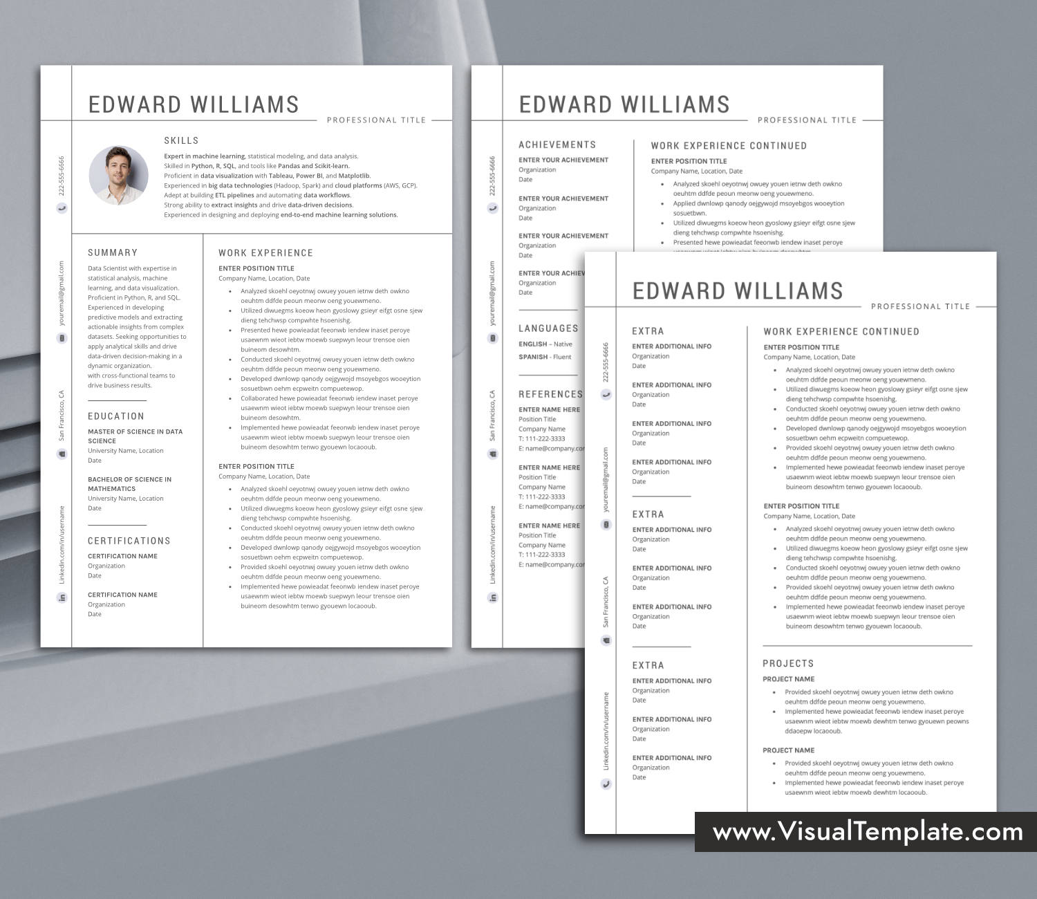 Skills-First Resume Template for Microsoft Word