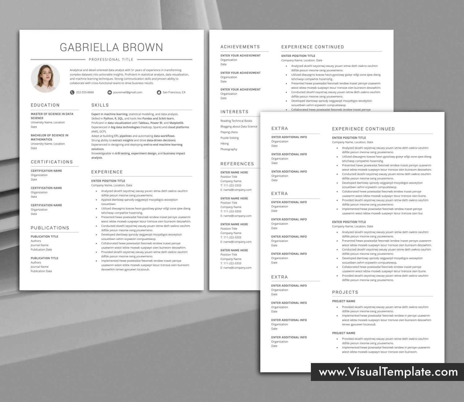 Skills-First Resume Template for Microsoft Word