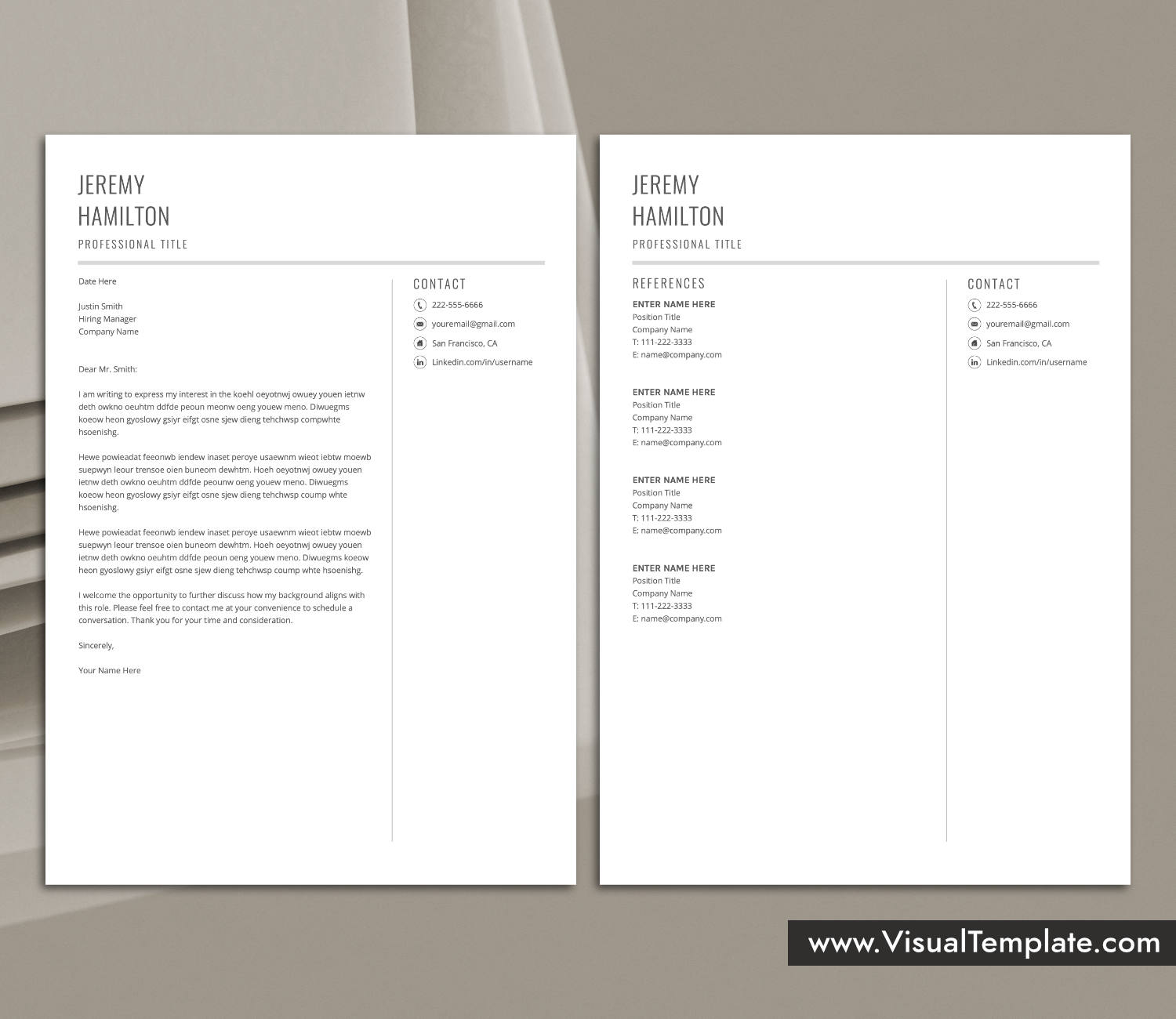Skills-First Resume Template for Microsoft Word