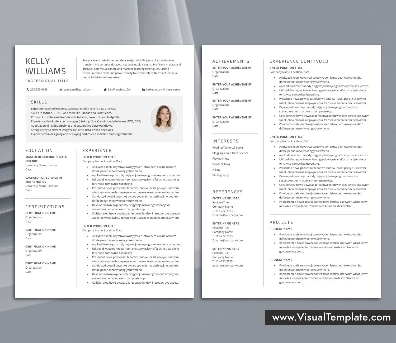 Skills-First Resume Template for Microsoft Word