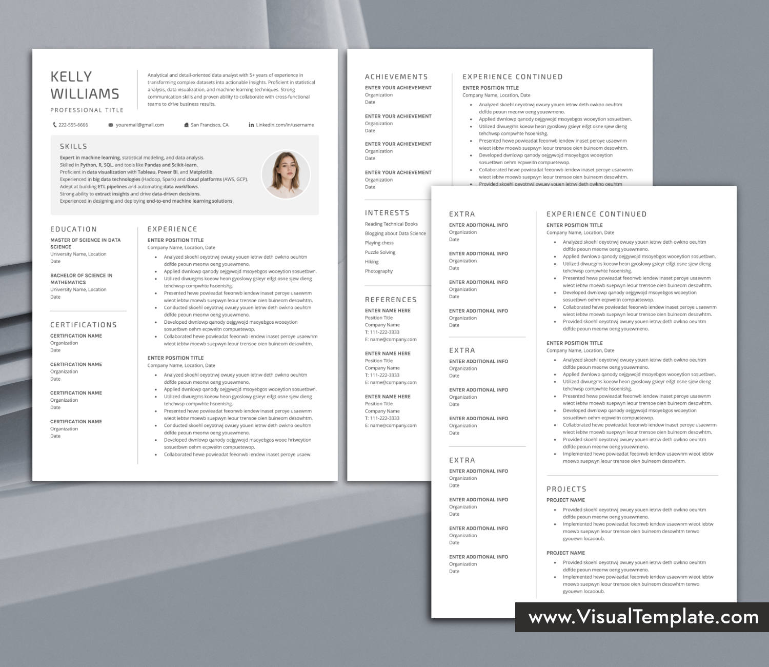 Skills-First Resume Template for Microsoft Word