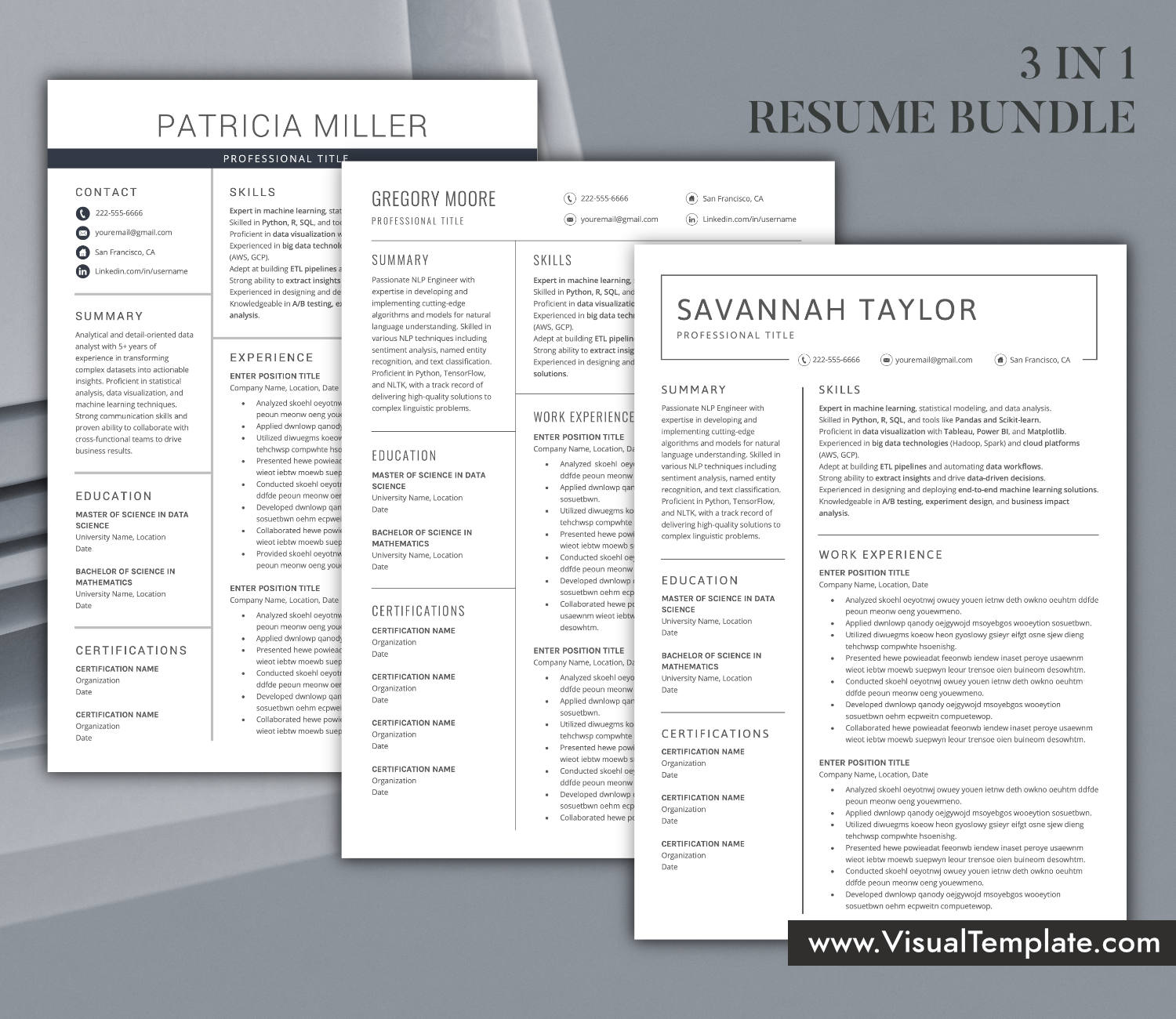 skill-first resume
