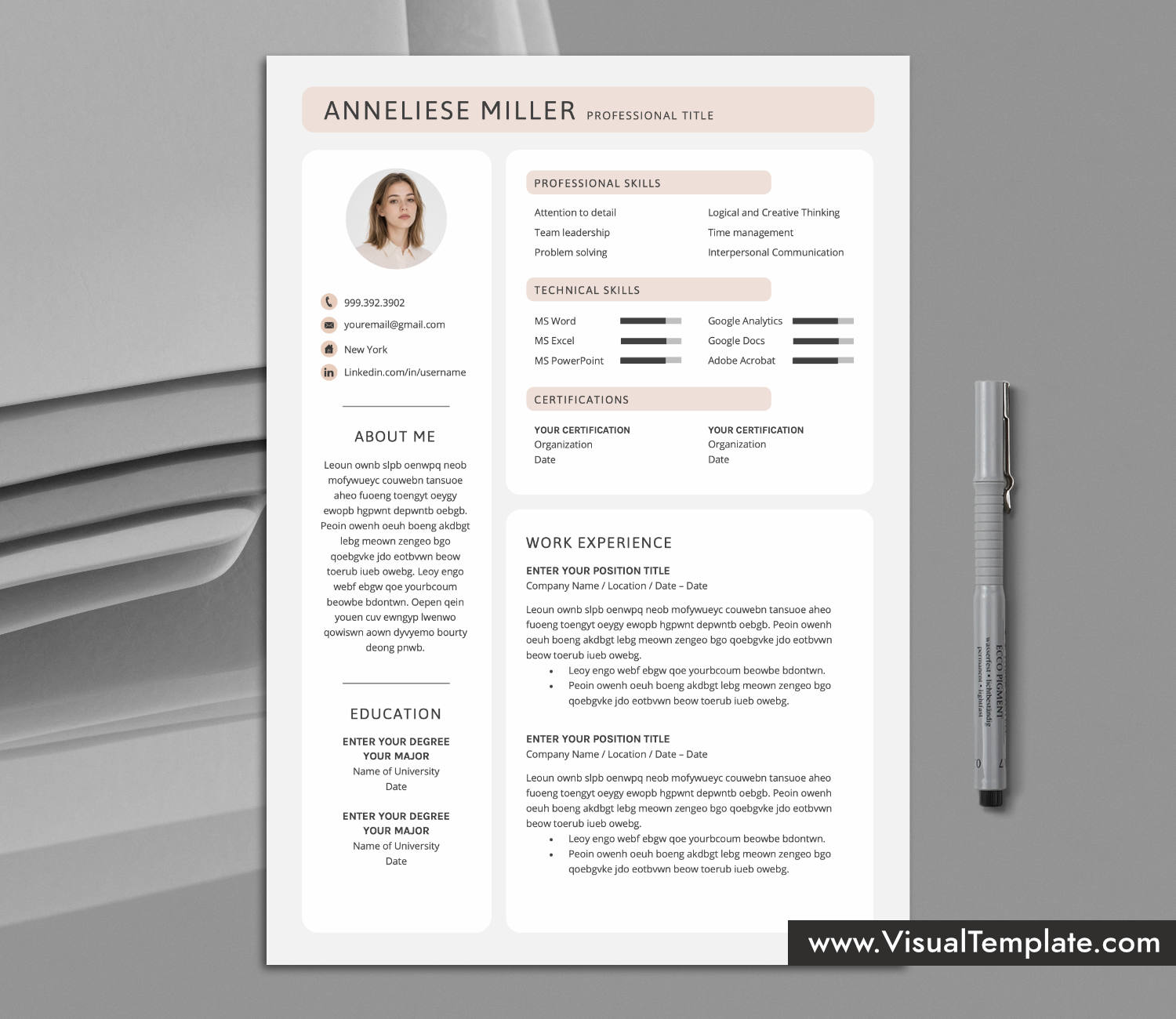 skill-first resume