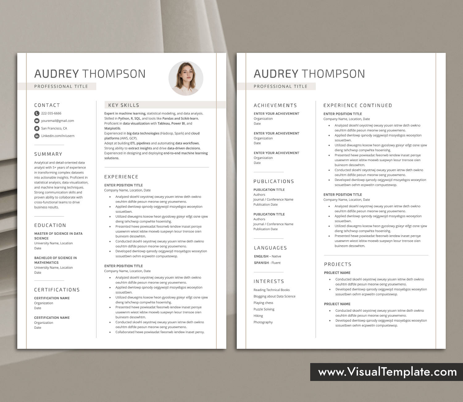 skill-first resume