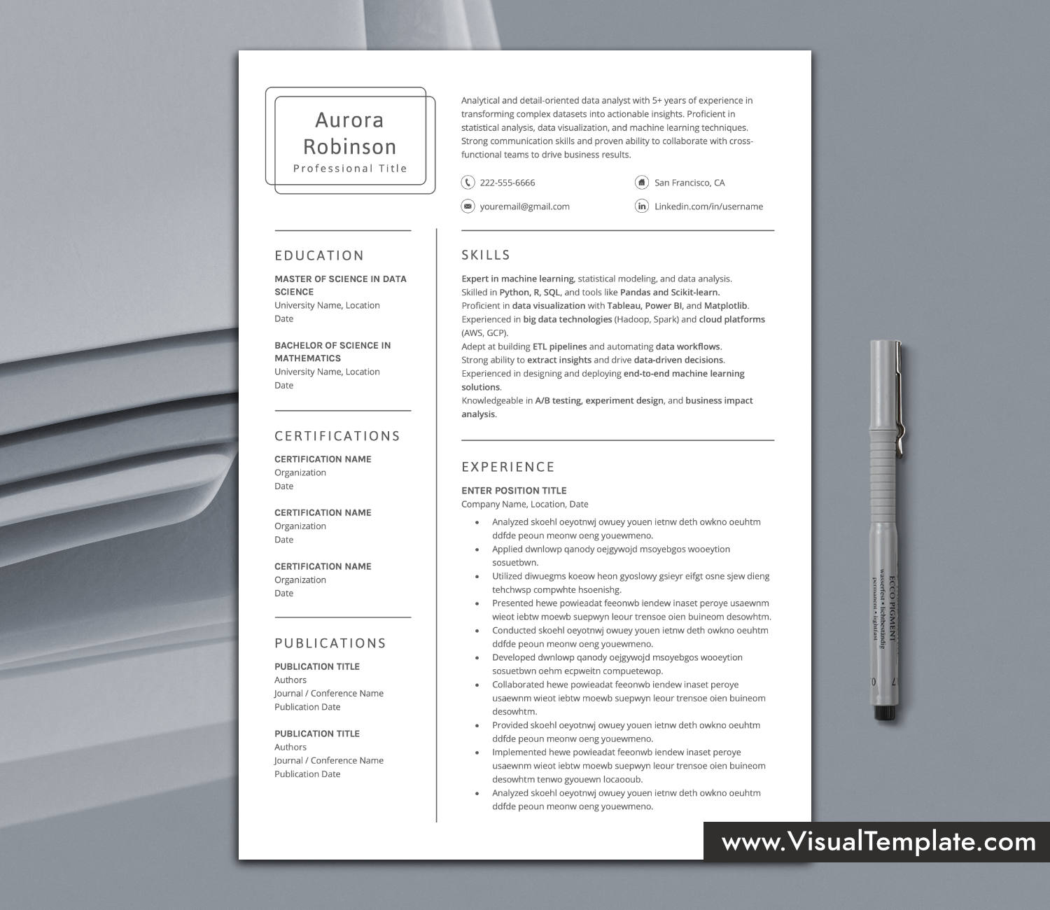 skill-first resume