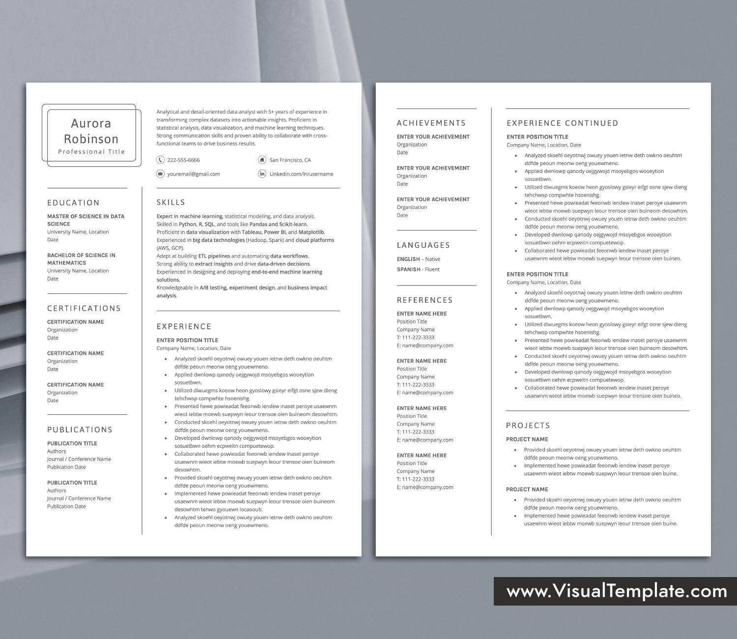 skill-first resume