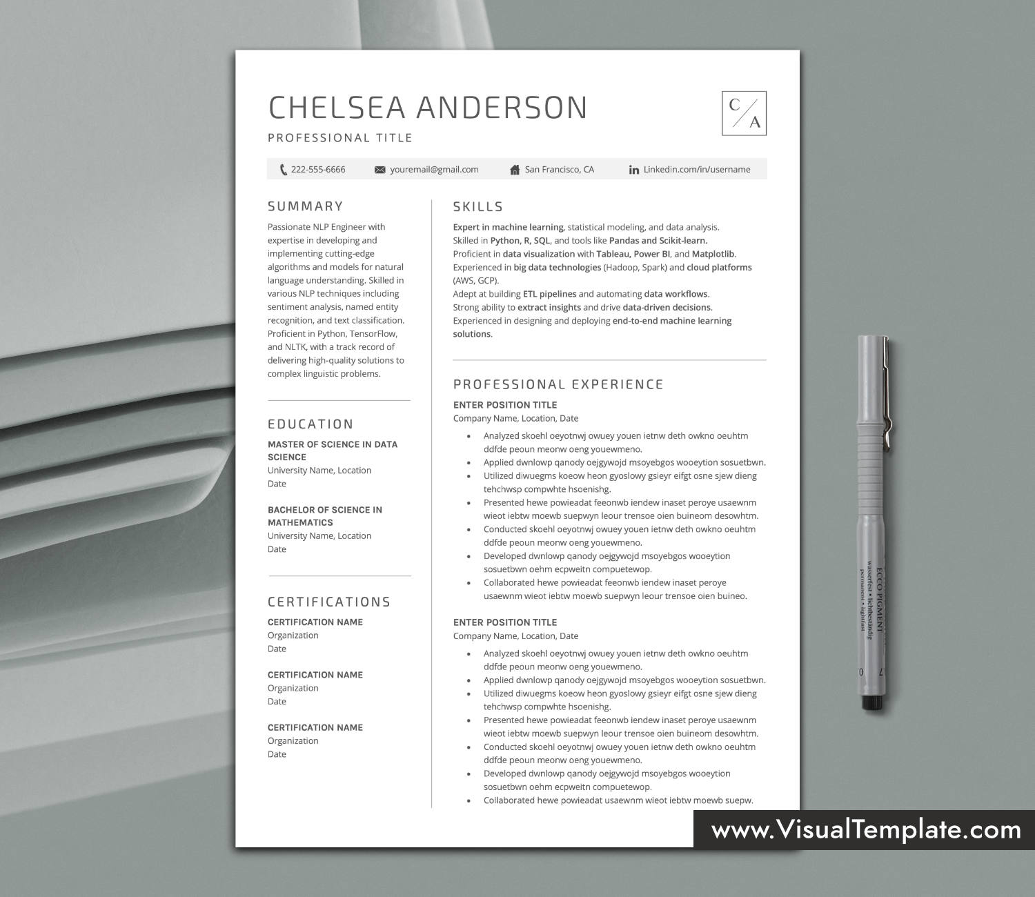 skill-first resume