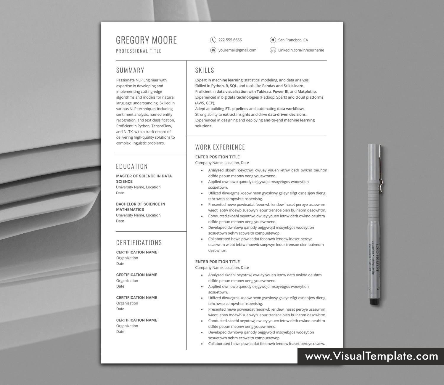 skill-first resume