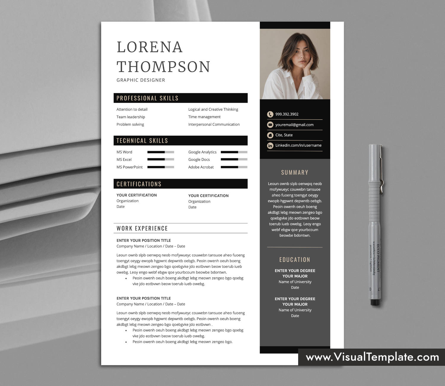 skill-first resume