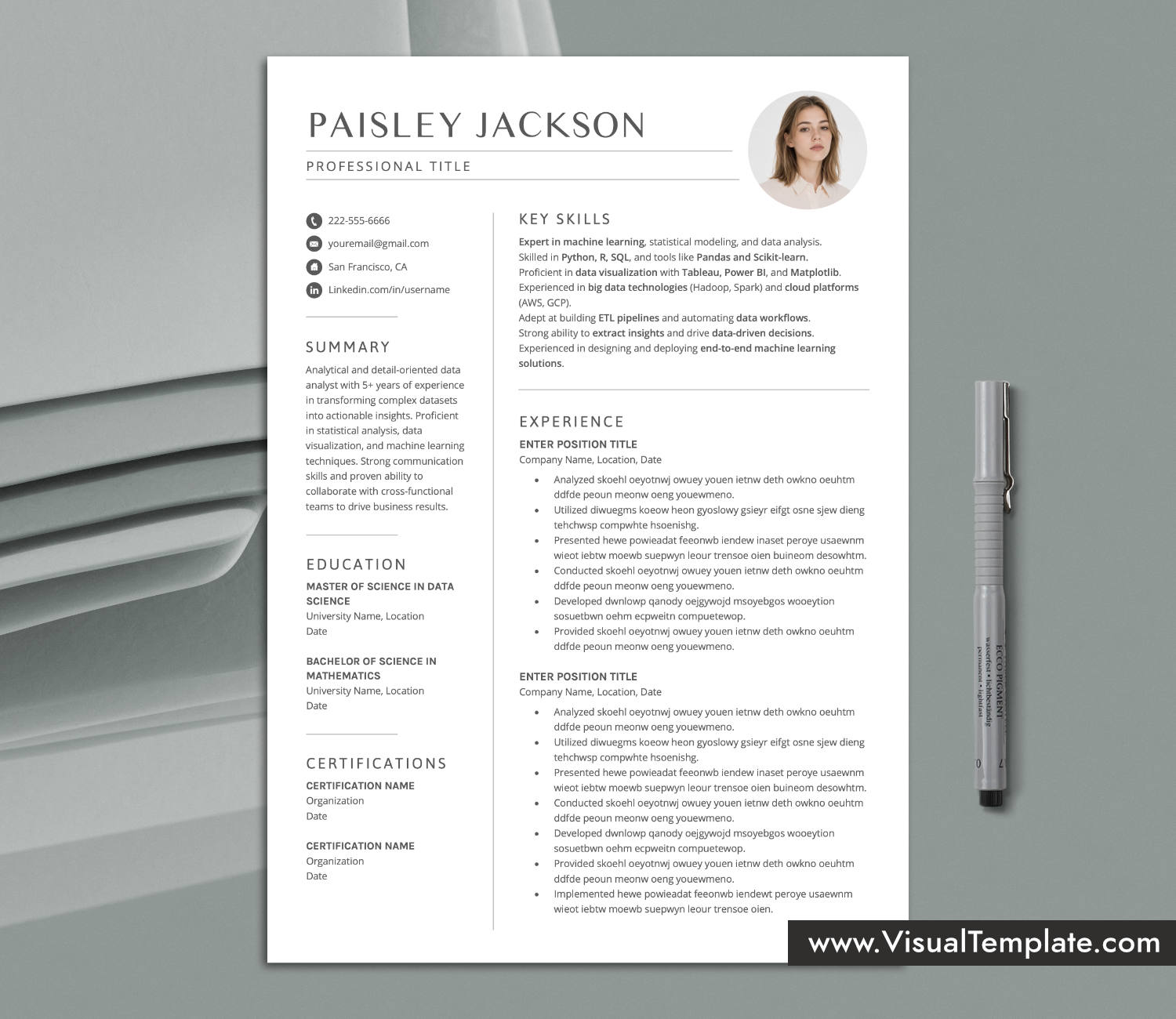 skill-first resume