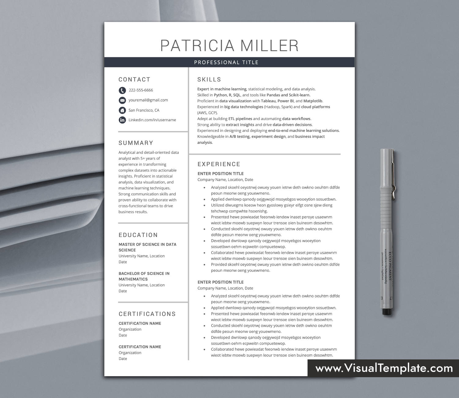 skill-first resume