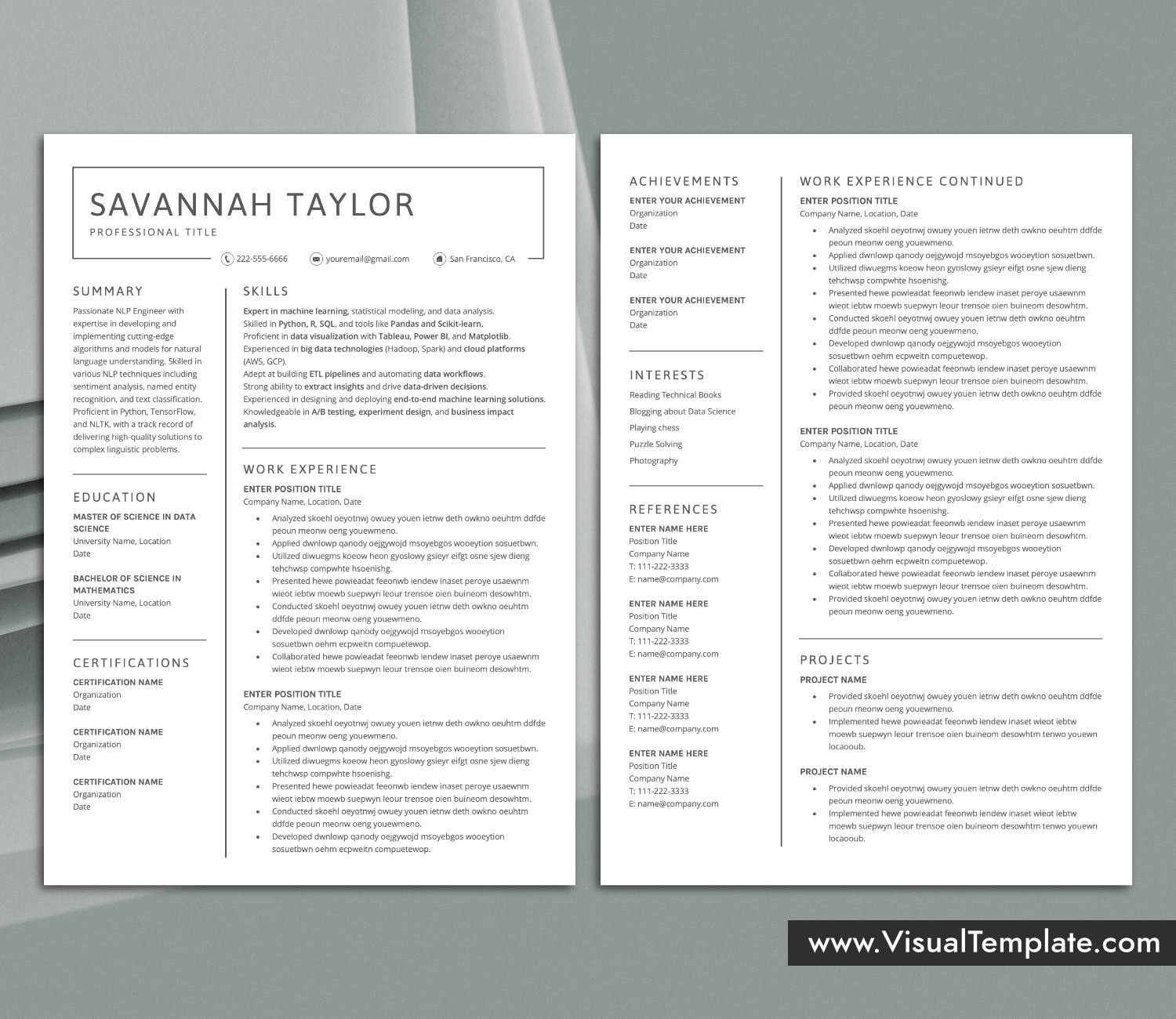 skill-first resume